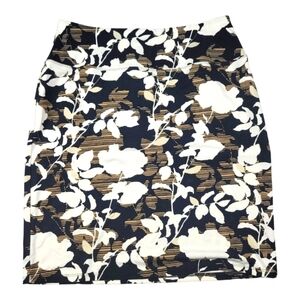 **PETITE**‎ J.JILL Smooth Fit Wearever Collection Floral Print Pencil Skirt